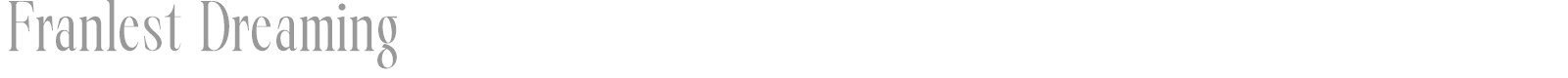 Franlest Dreaming font preview
